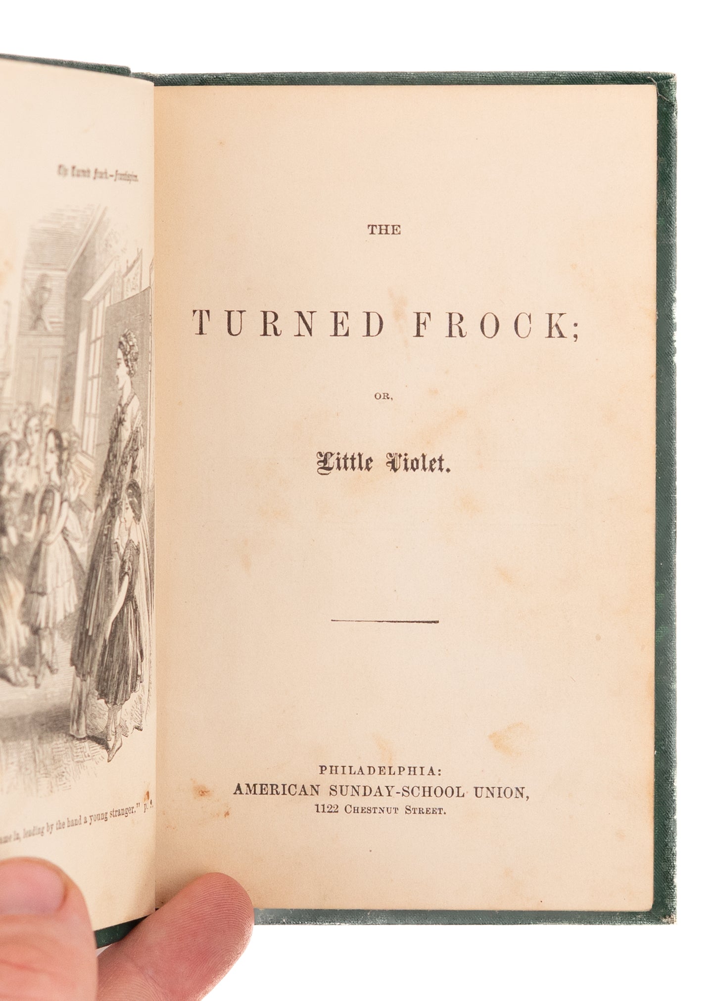 1850 AMERICAN SUNDAY SCHOOL UNION. Six Matching Volumes of Juvenile Piety & Devotion.