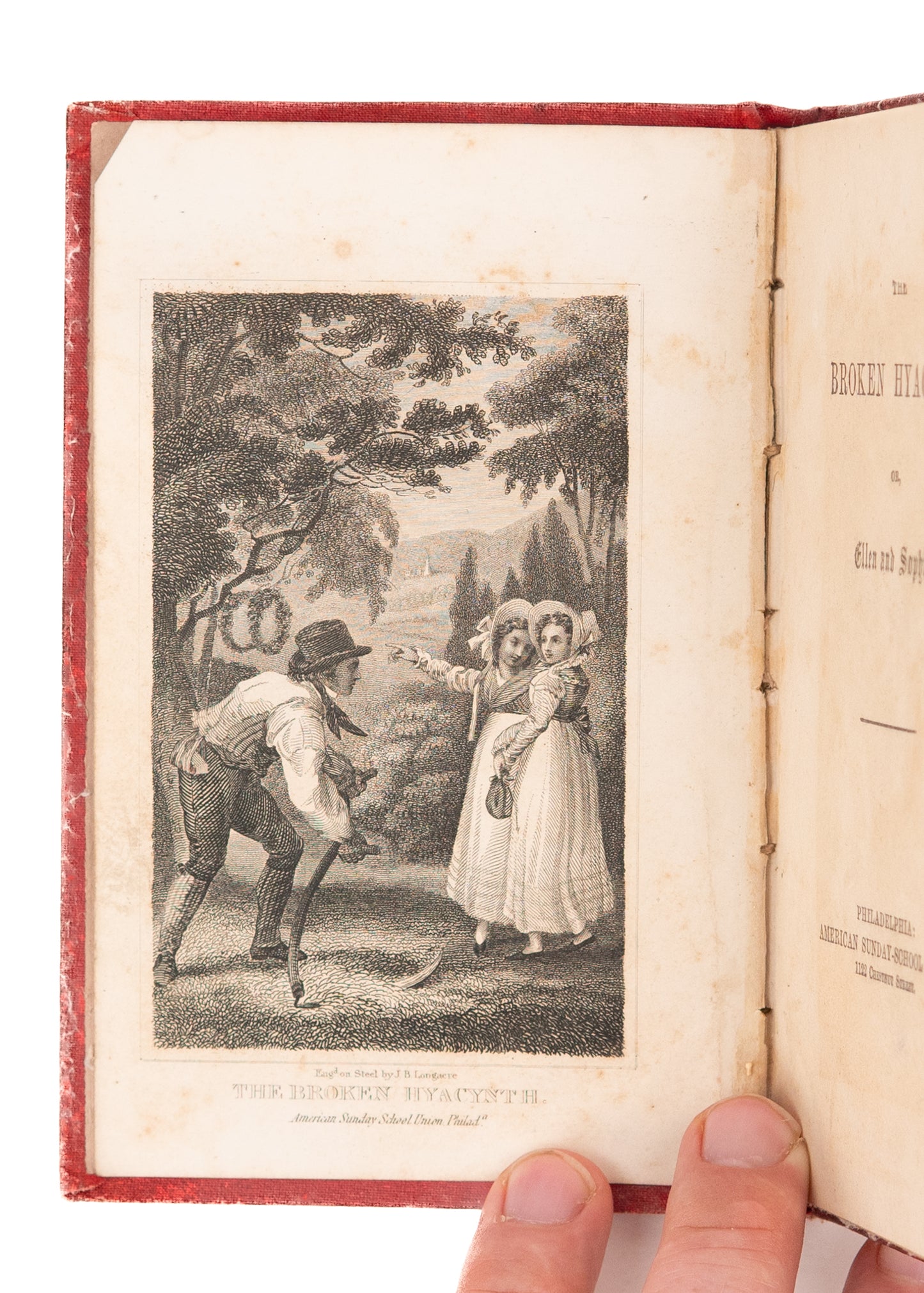 1850 AMERICAN SUNDAY SCHOOL UNION. Nine Rare Titles on Scripture, Juvenile Biography, Child Piety, &c.