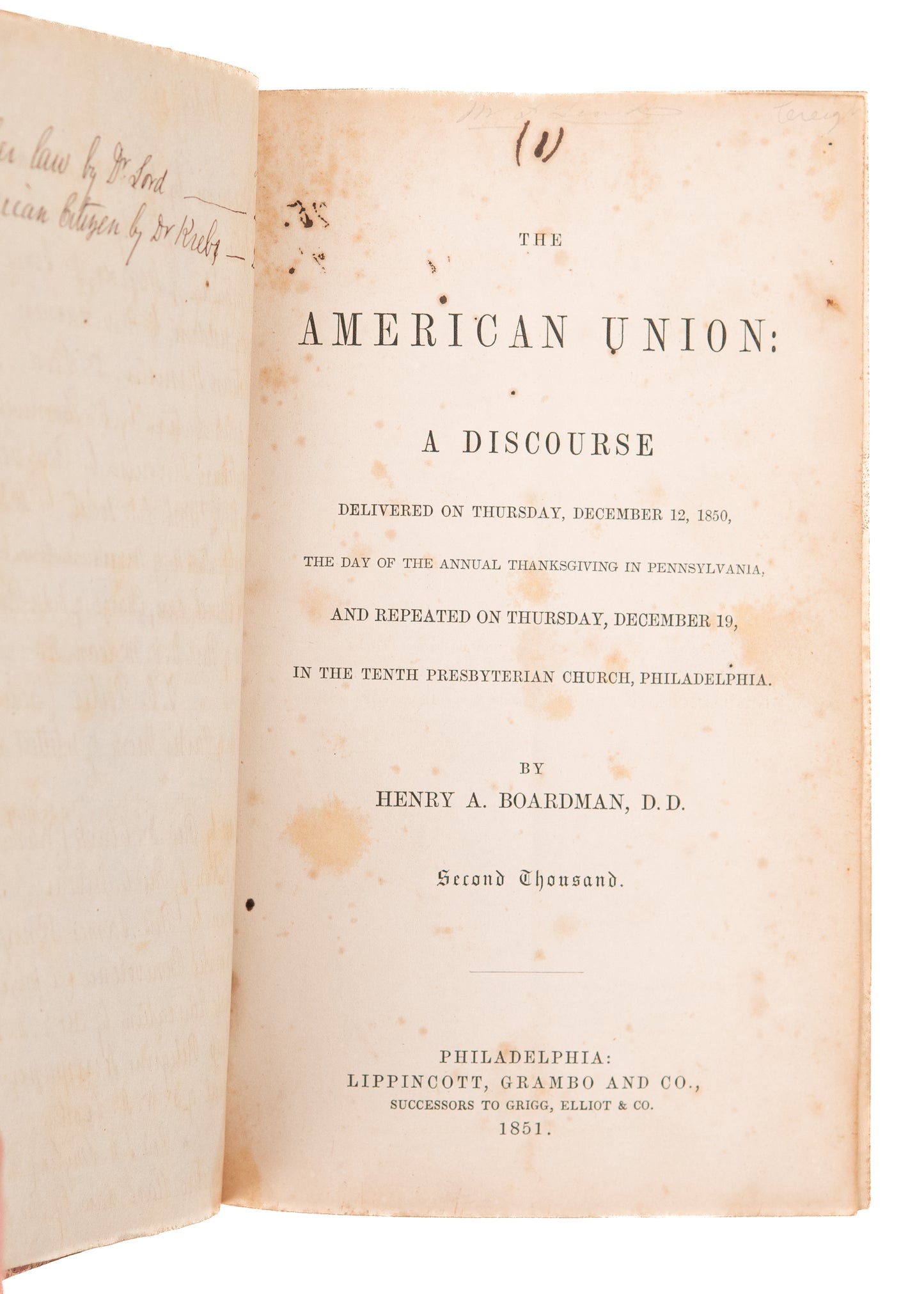 1847 CHRISTIANIZING SLAVES. On the Religious Instruction of Negroes & 25 Others. Fine Sammelband.