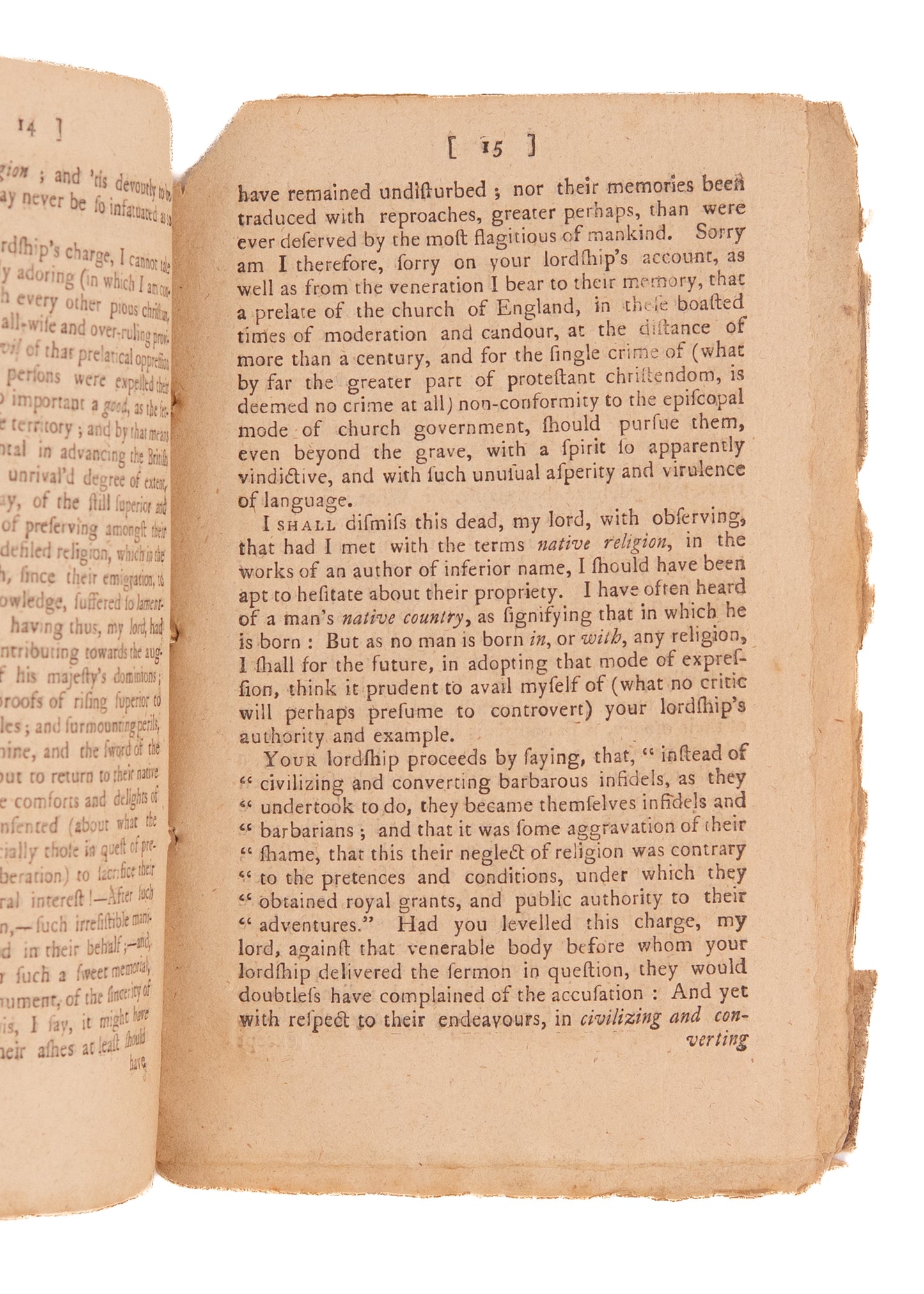1768 AMERICAN REVOLUTION. Religious Liberty, Spiritual Taxation and the American Revolution.
