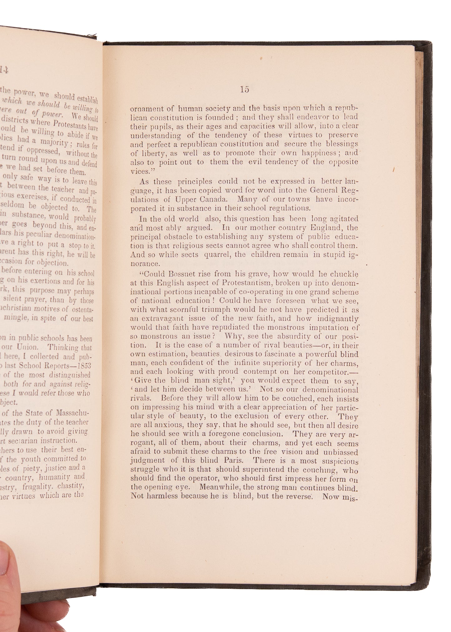 1855 BIBLE & PRAYER IN SCHOOLS. The Text that Defined Use of Prayer and Scripture in School Until 1960's.
