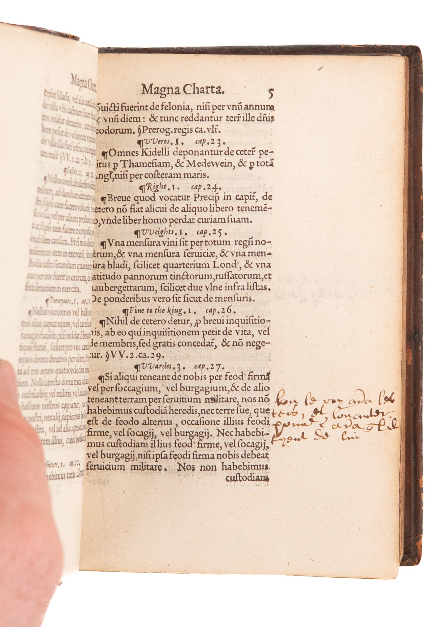 1587 THE MAGNA CARTA. Influenced by Constitution & Declaration of Independence - Owned by King James Solicitor