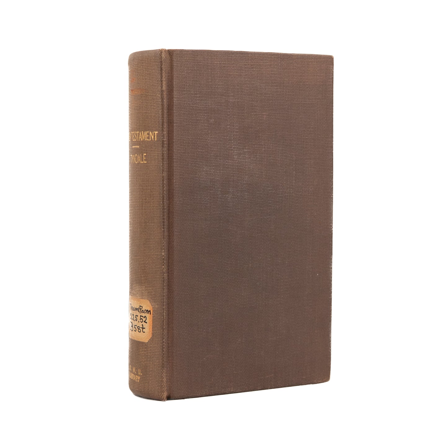 1837 WILLIAM TYNDALE. The 1526 New Testament of Tyndale with a Memoir of His Life and Writings.