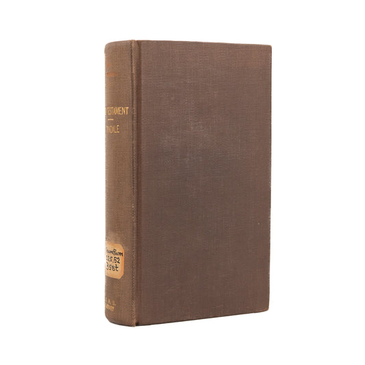 1837 WILLIAM TYNDALE. The 1526 New Testament of Tyndale with a Memoir of His Life and Writings.