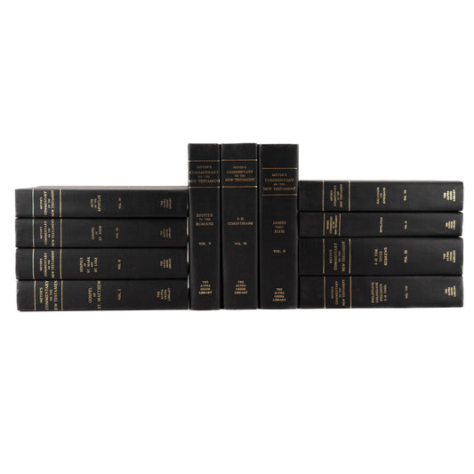 H. A. W. MEYER. Meyer's Commentary on the New Testament. 11 Volumes. Most Ambitious Greek Commentary.