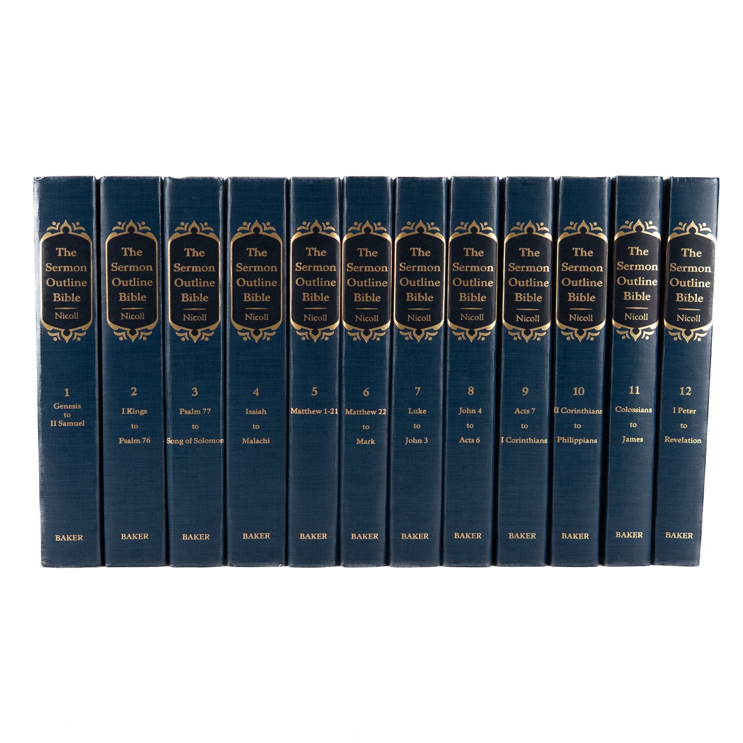 1993 W. ROBERTSON NICOLL [ED.]. The Sermon Outline Bible. Complete in Twelve Volumes.