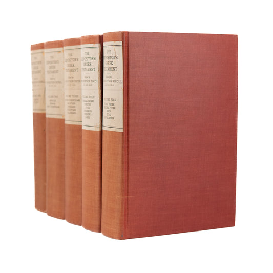 c.1950's W. ROBERTSON NICOLL. The Expositor's Greek Testament. Complete in Five Volumes.