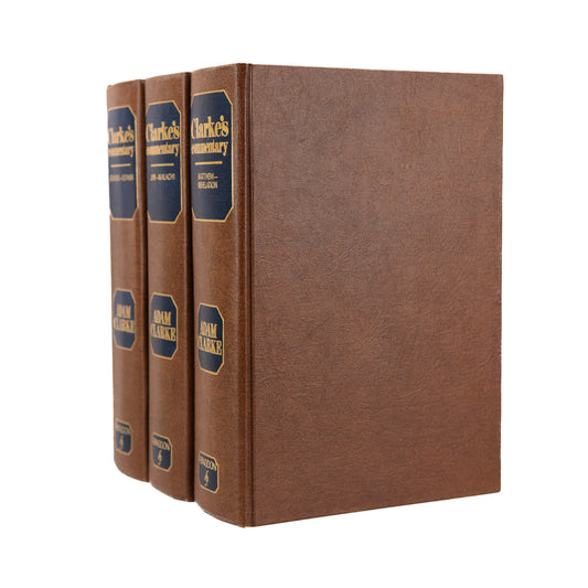 1977 ADAM CLARKE. Clarke's Commentary on the Old and New Testament. Superb Example.