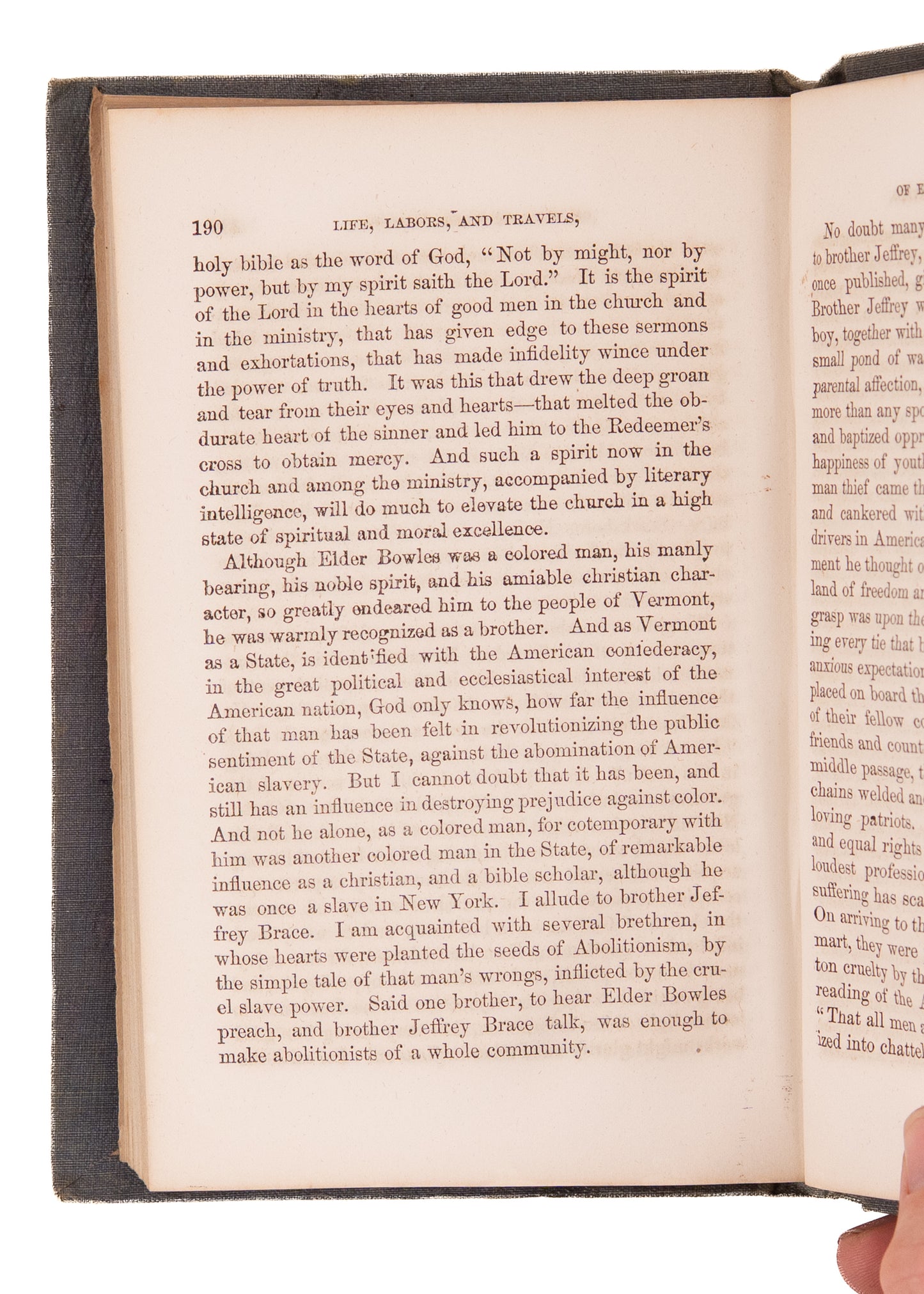 1852 EARLY BLACK BAPTIST MEMOIR. American Revolutionary Soldier, Baptist Preacher, and Abolitionist.