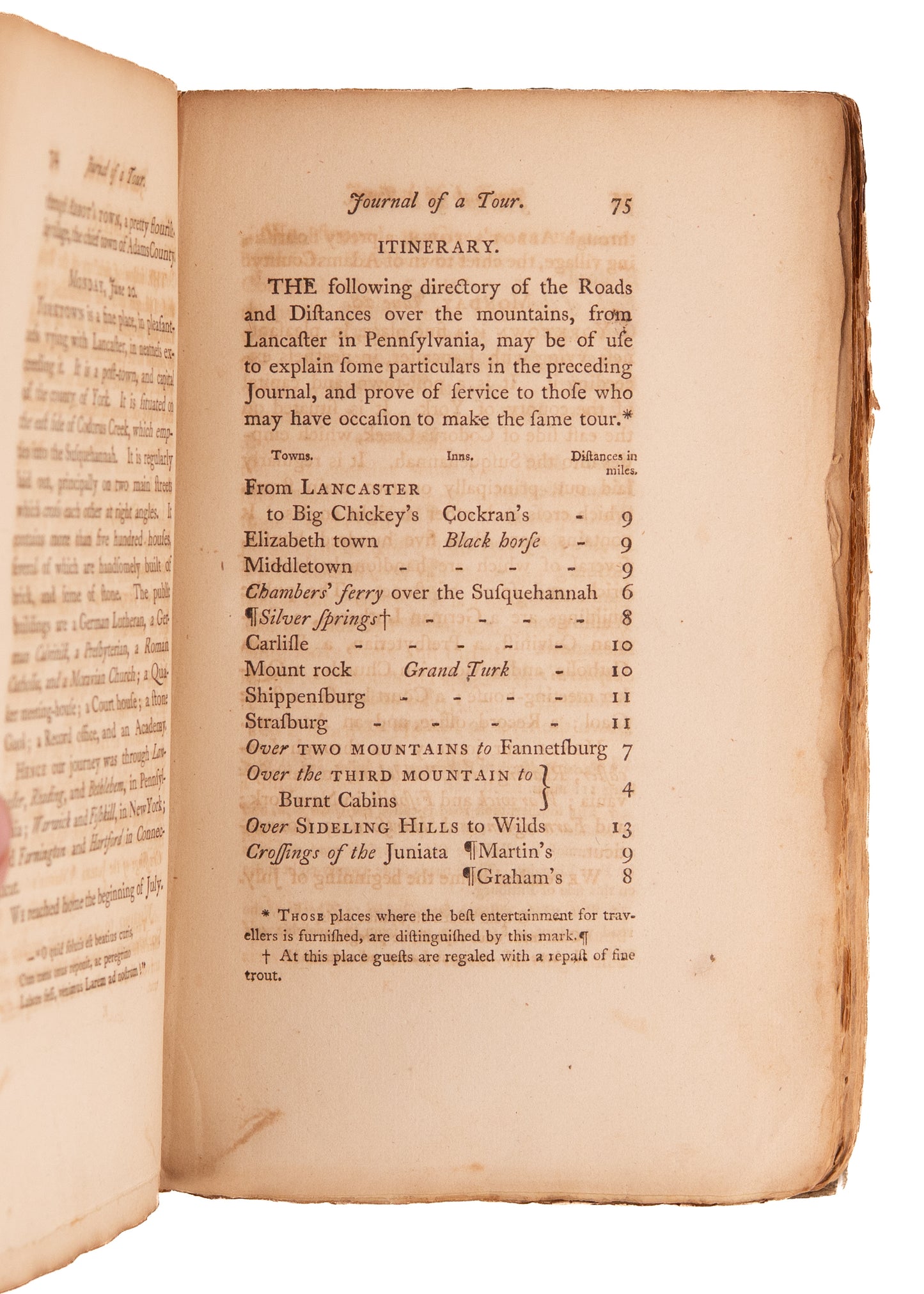 1805 TOUR OF OHIO. Owned by Ohio Abolitionist & Abraham Lincoln Appointee to Supreme Court