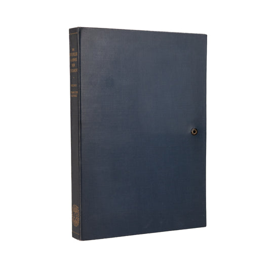 1932 13th CENTURY BIBLE. Facsimile of the Rockefeller McCormick New Tesatment - Signed Goodspeed.