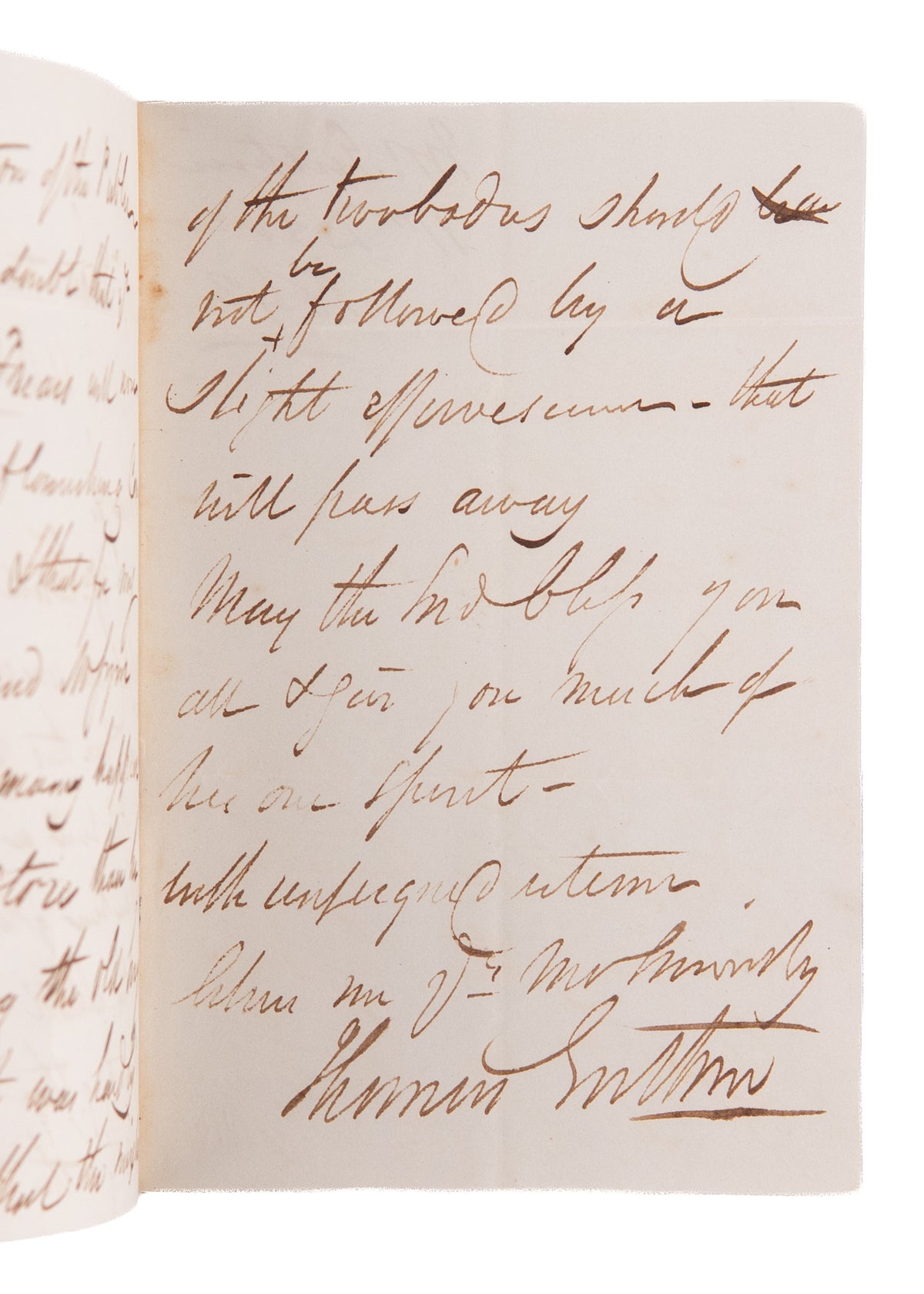 1843 THOMAS GUTHRIE. Rare Letter from Formation Free Church of Scotland - Presbyterian Disruption.