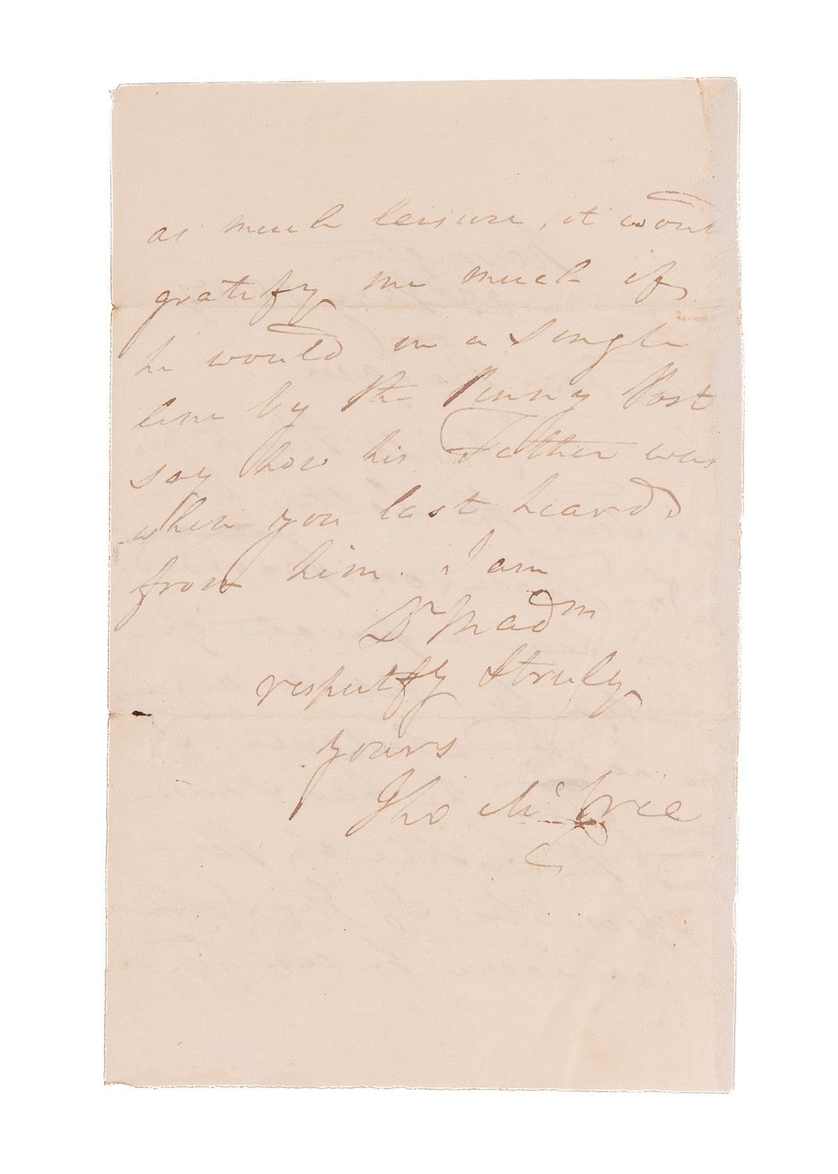 1827 THOMAS M'CRIE. Important Church Historian Glad Fellow Minister Avoiding Over-Work, &c.
