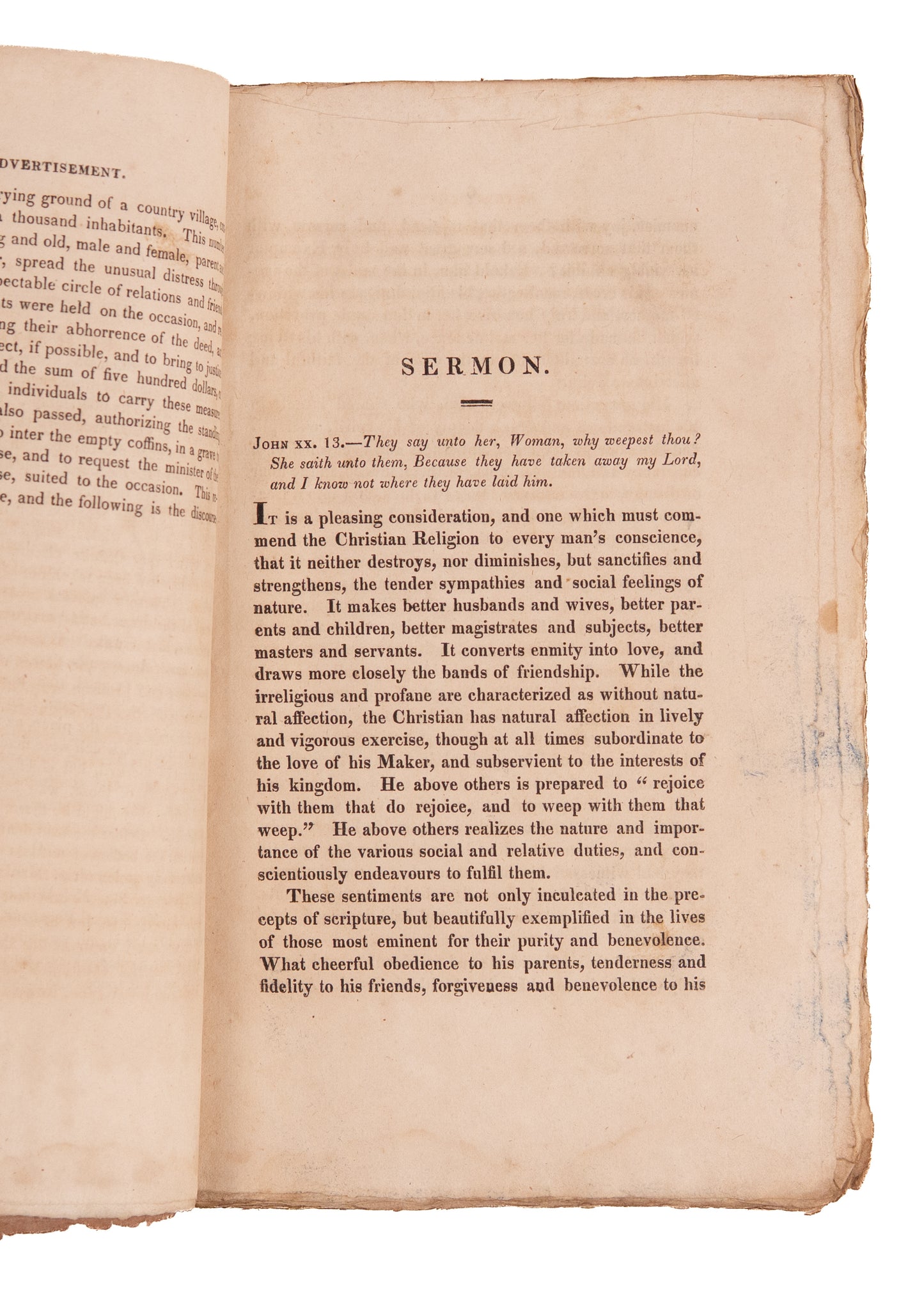 1818 AMERICAN DR. FRANKENSTEIN. Sermon on Reinterring Graves - Medical Body Snatcher