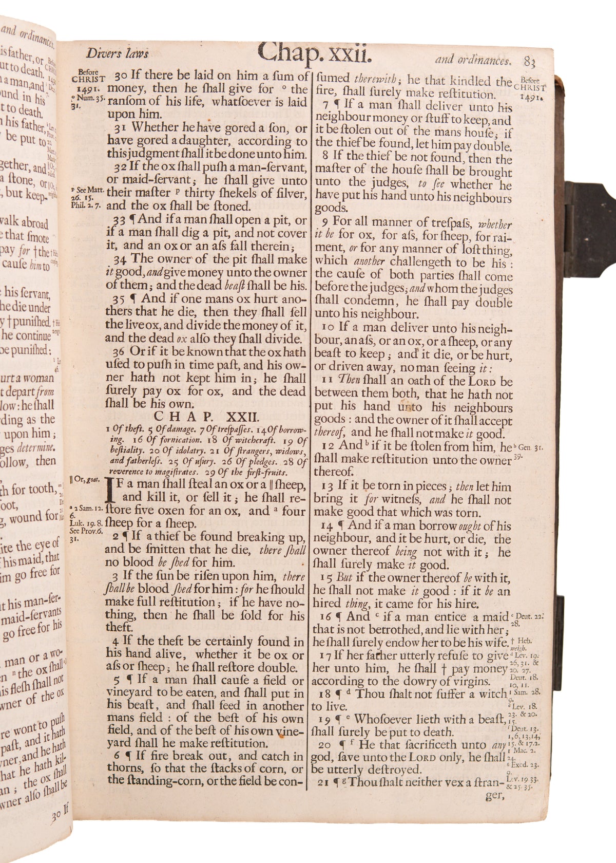 1701 FIRST CHRONOLOGICAL BIBLE. The Edition that Made Adventism and Dispensationalism Possible.