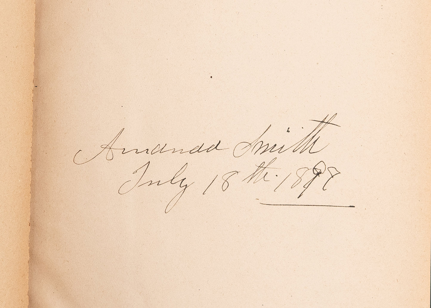 1893 MRS. AMANDA SMITH. Signed. Autobiography of The Colored Evangelist. Plus Ephemera.