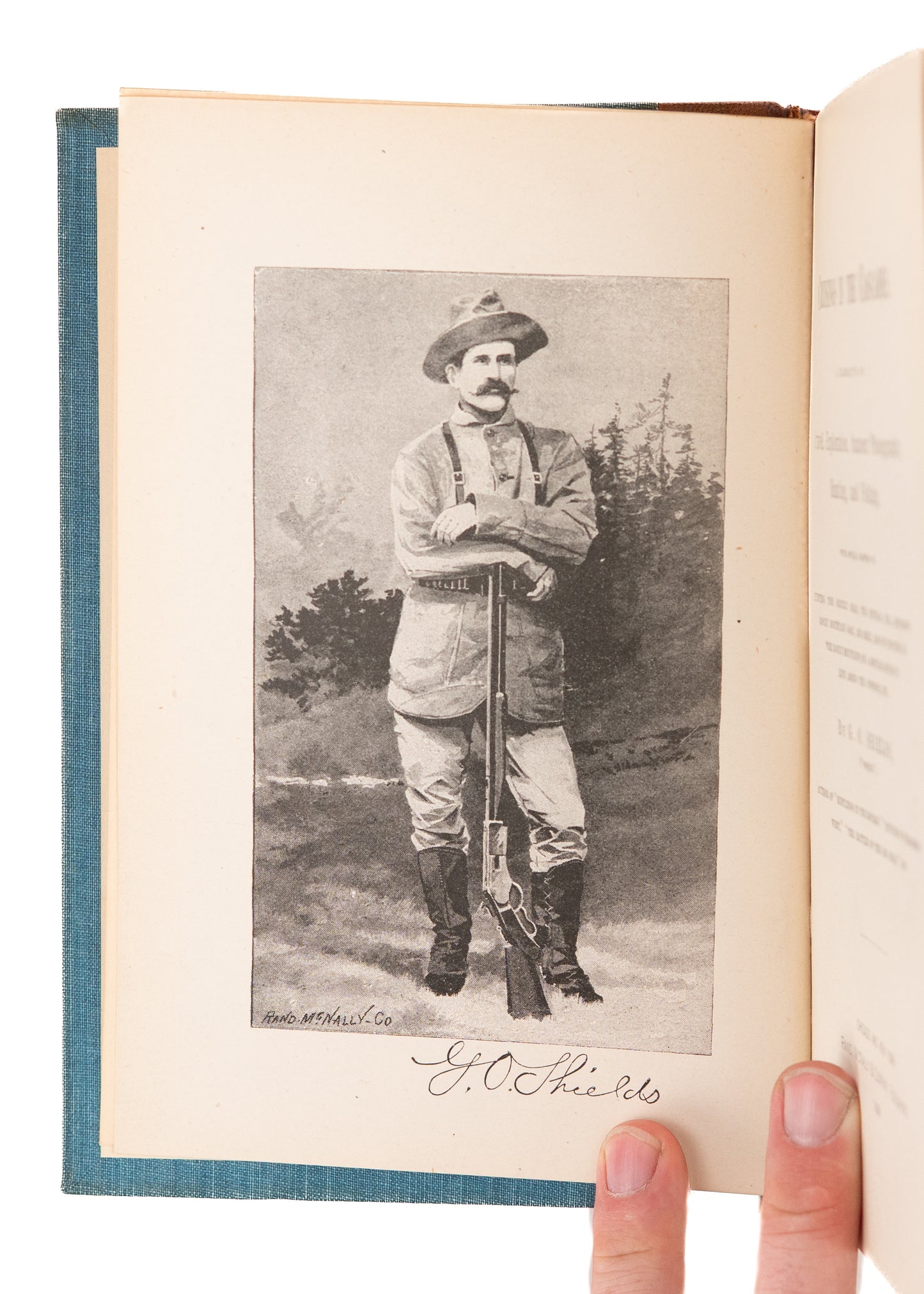 1889 G. O. SHIELDS. Hunting for Bear and Elk in Montana, Texas, and Oregon. Finely Illustrated.