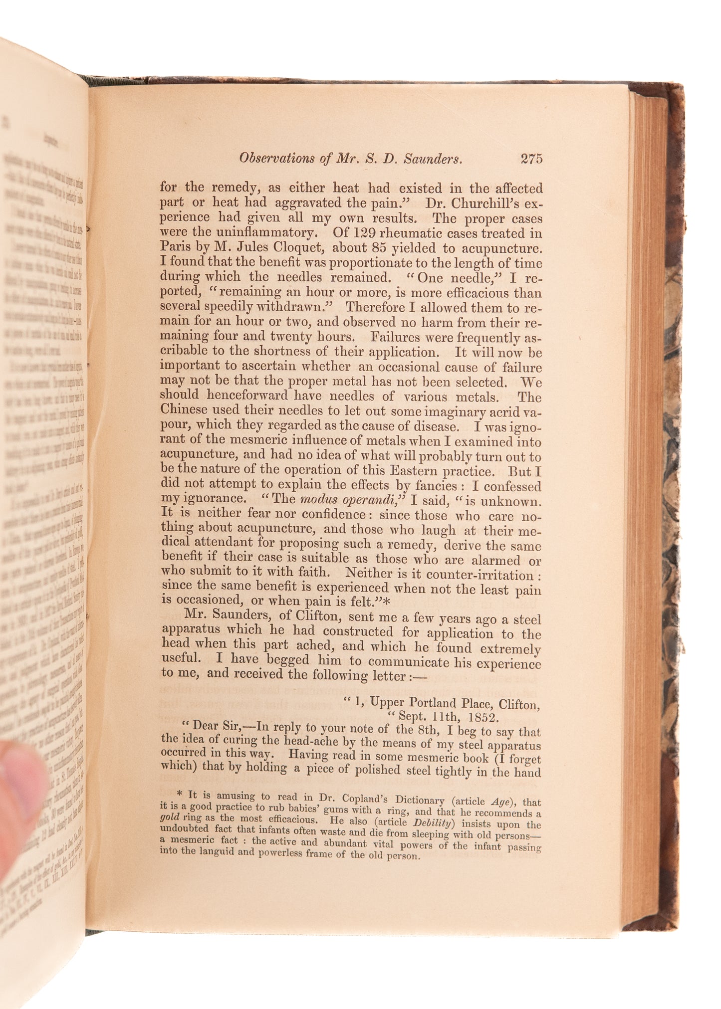 1852-1854 MESMERISM & CLAIRVOYANCE. Two Complete Years of "The Zoist" on Medical Mesmerism