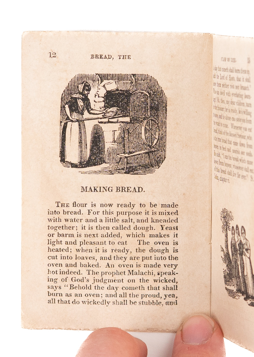 1820's BREAD OF LIFE. Bread, the Staff of Life and an Enduring Analogy of Christ. RARE