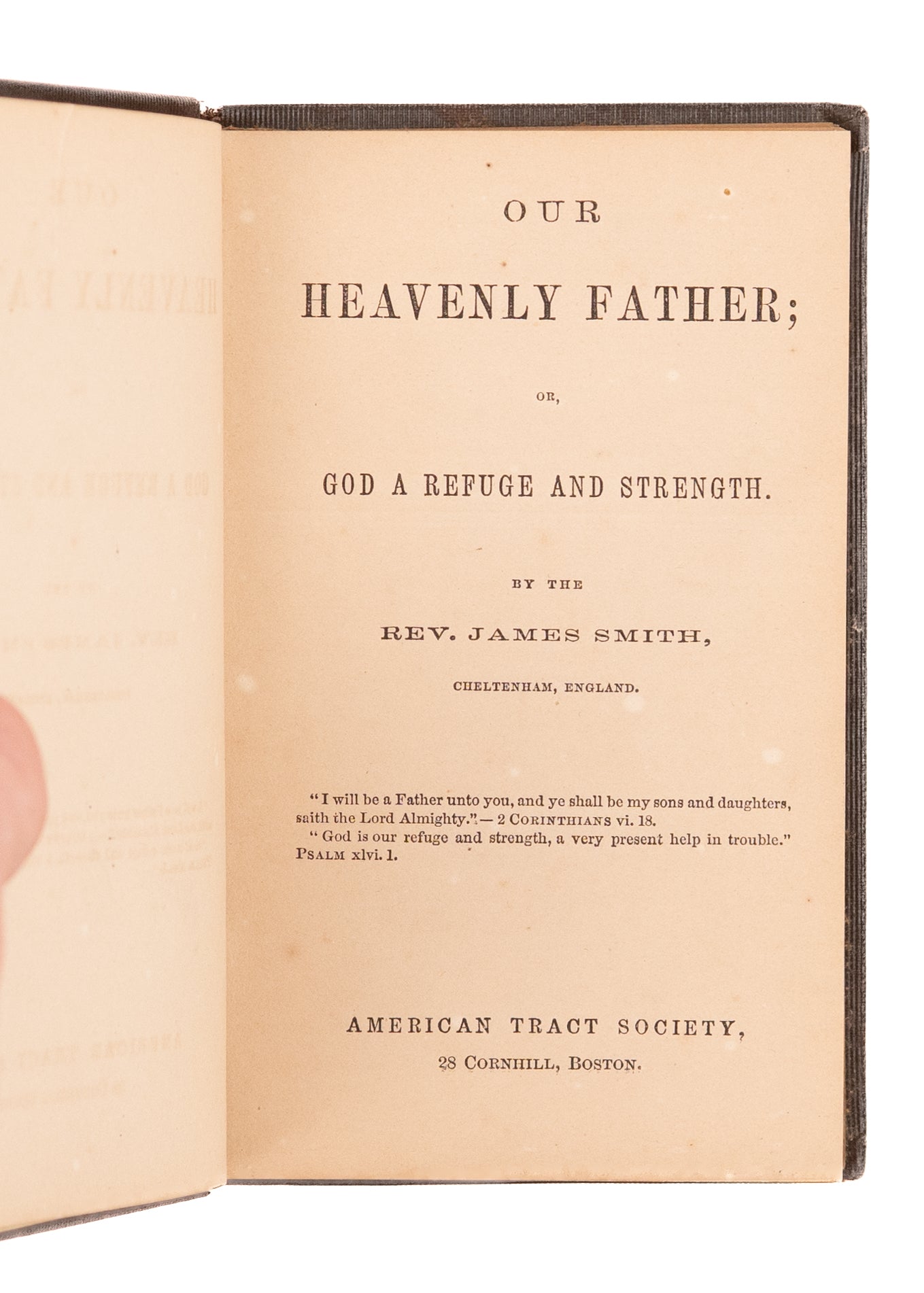 c.1861. JAMES SMITH. Our Heavenly Father. Very Scarce by Spurgeon's Predecessor.