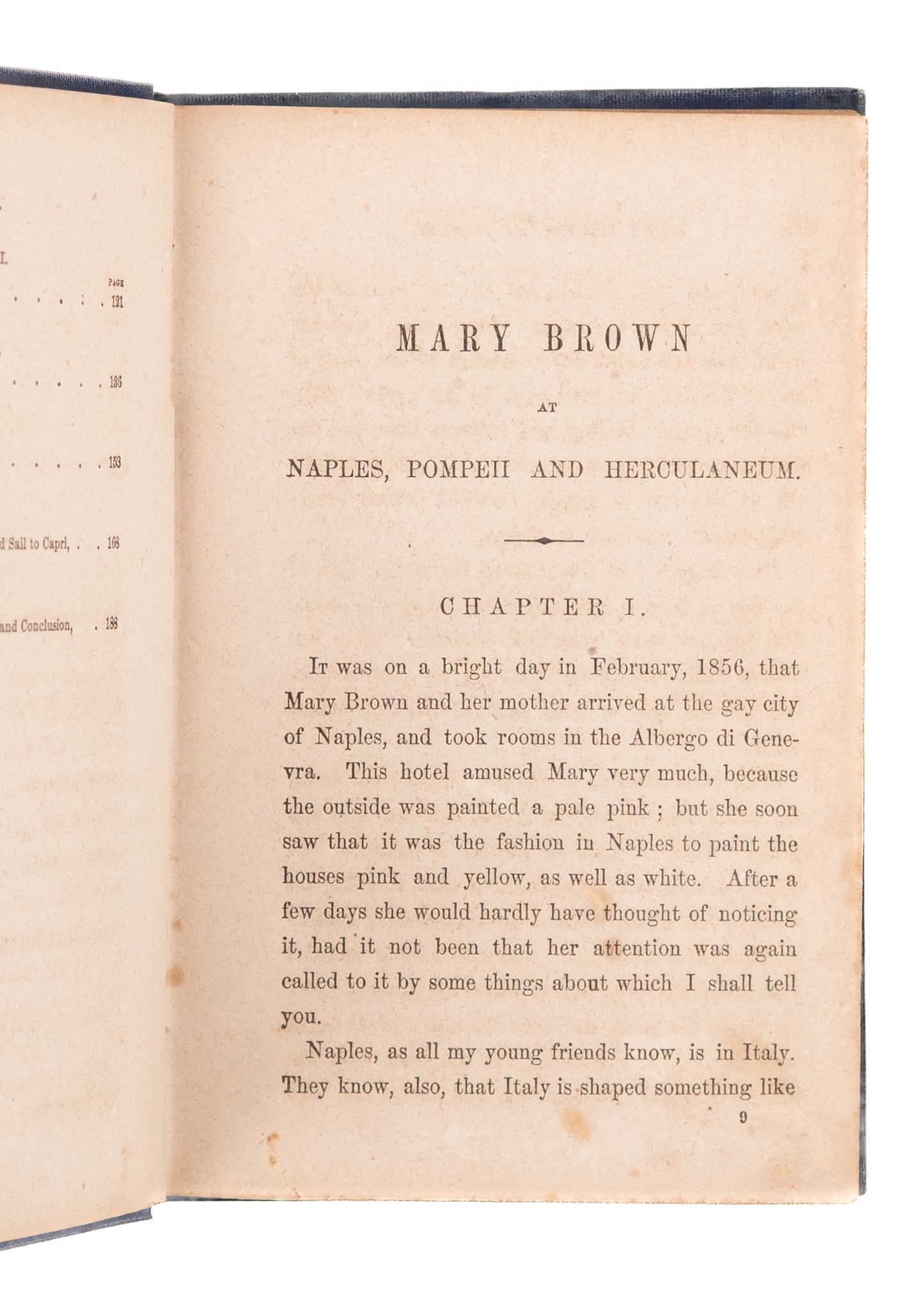 1857 ESTHER FENN. Mary Brown at Napels, Pompeii, and Herculaneum. Anti-Catholic Travelogue.