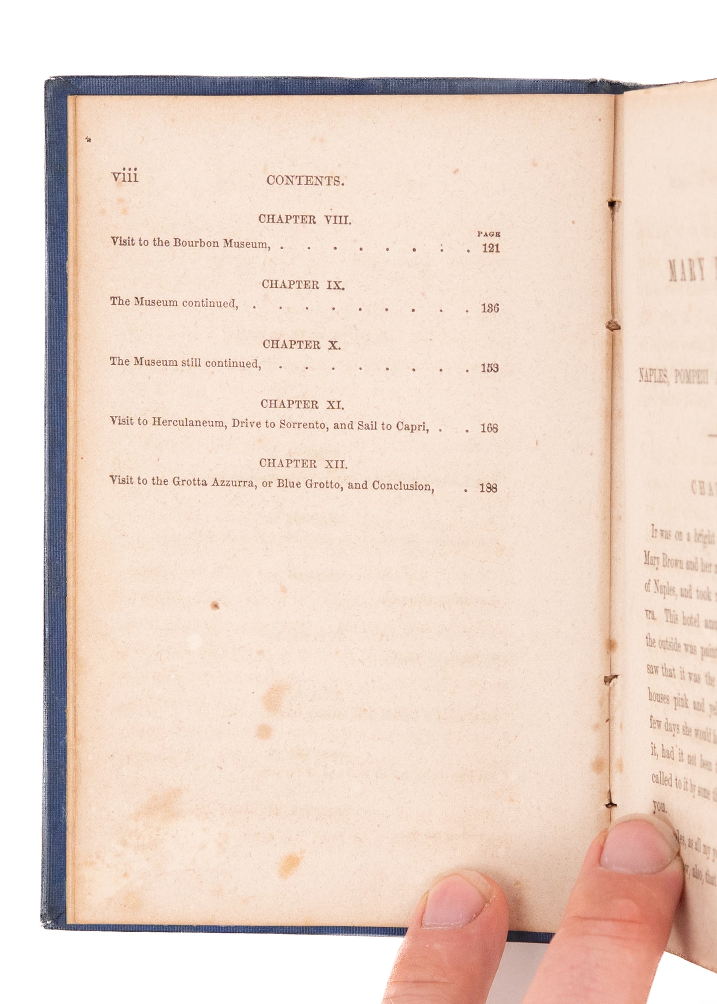 1857 ESTHER FENN. Mary Brown at Napels, Pompeii, and Herculaneum. Anti-Catholic Travelogue.