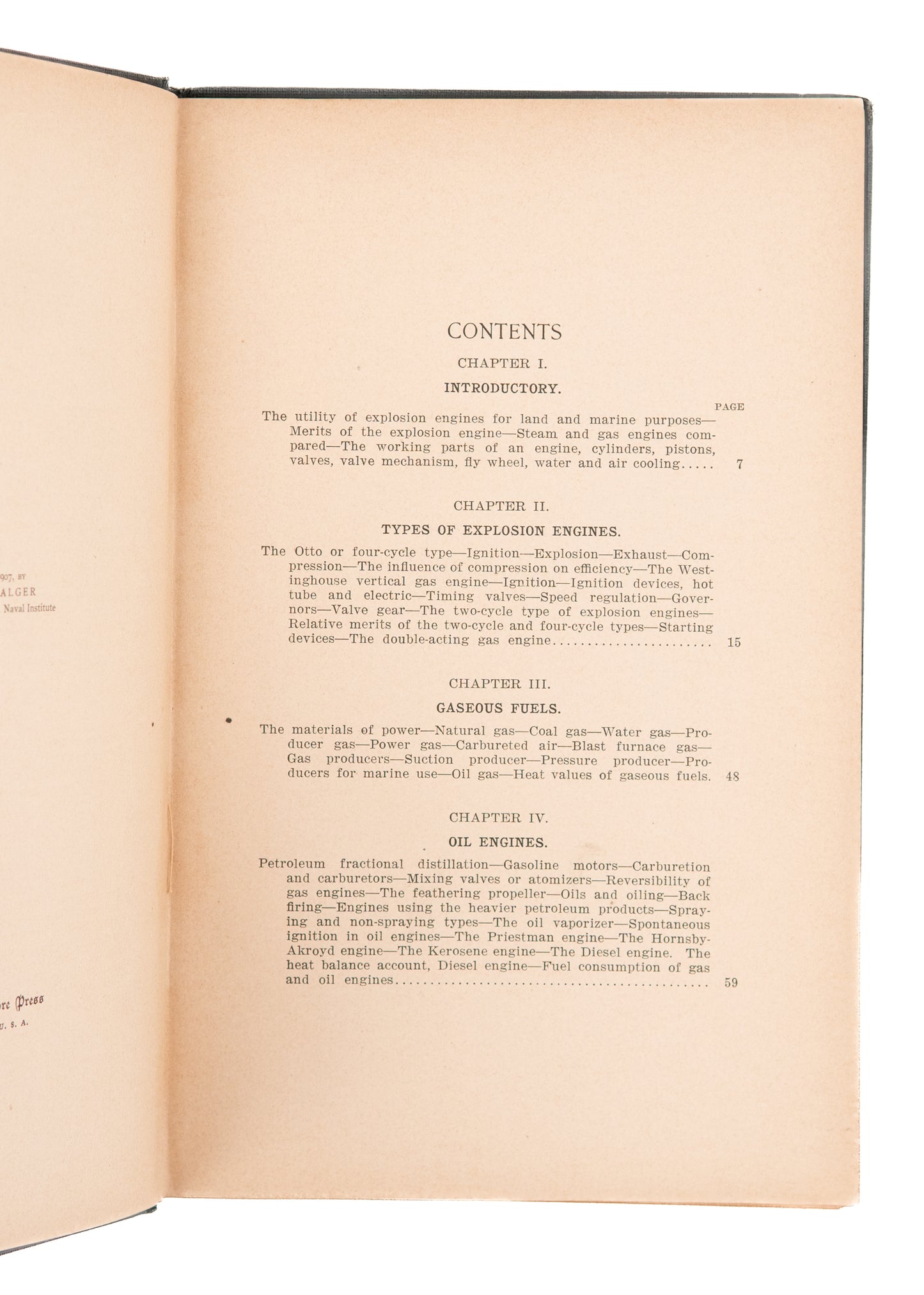 1907 JOHN K. BARTON. Internal Combustion Engines. Year Before Model-T Released.