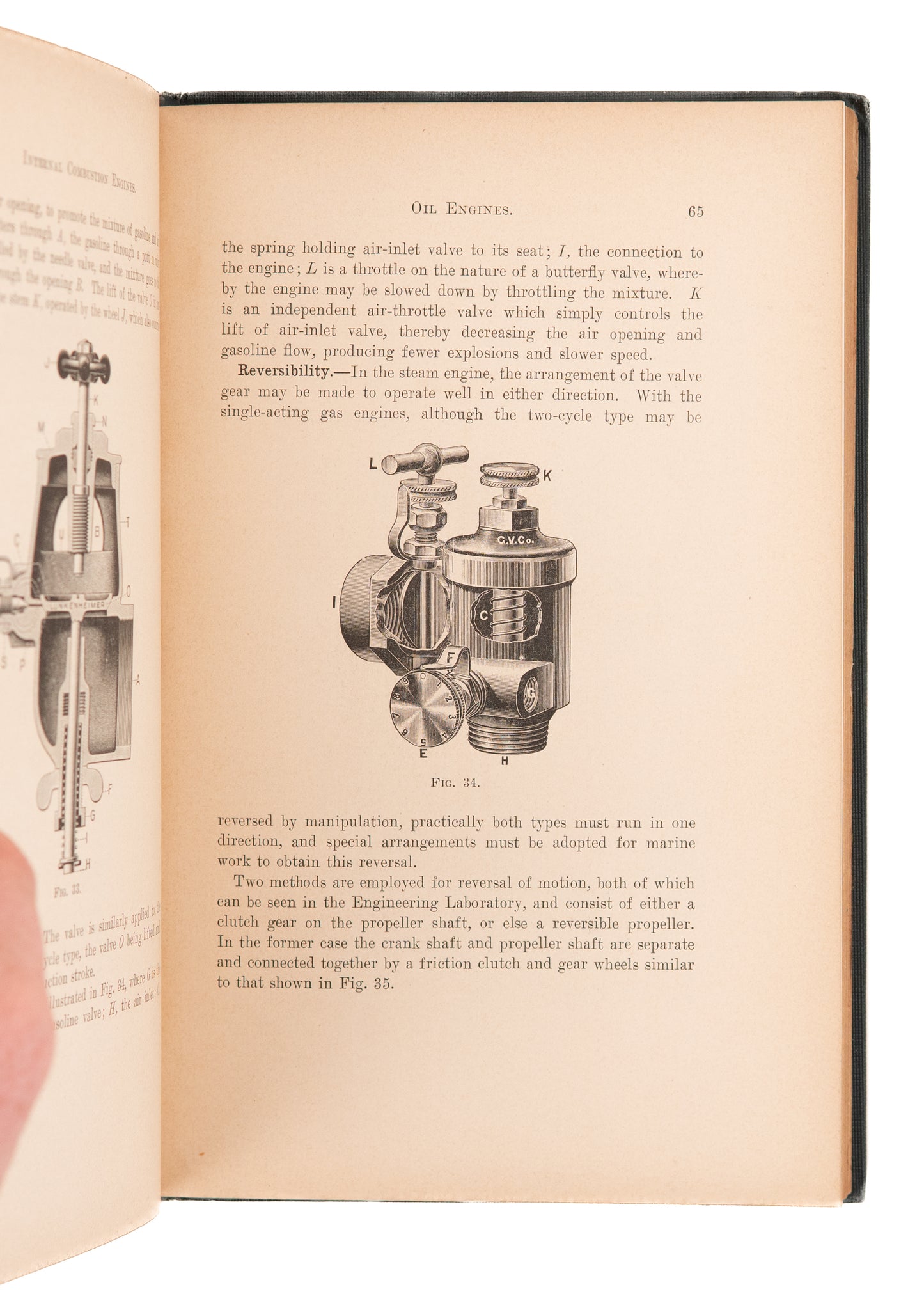 1907 JOHN K. BARTON. Internal Combustion Engines. Year Before Model-T Released.