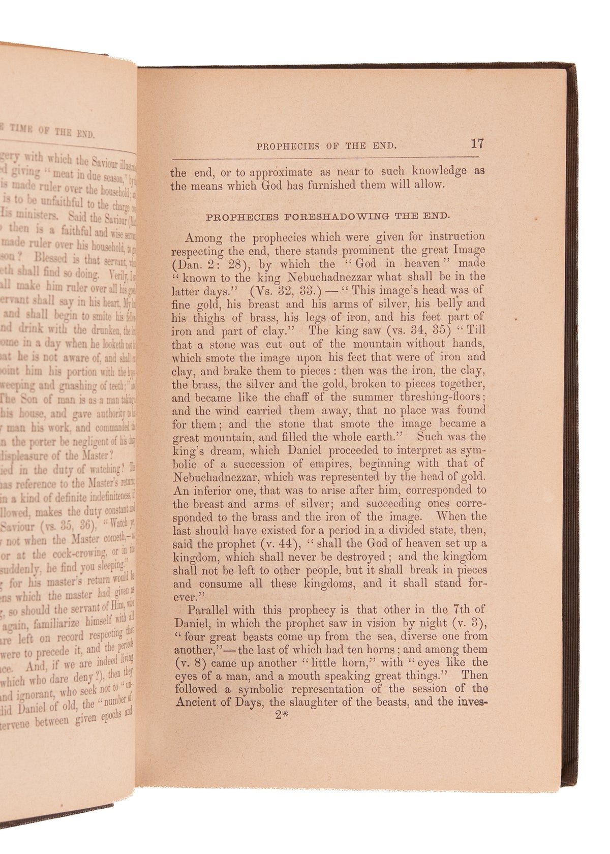1856 TIME OF THE END. Ambitious Adventist Eschatology with Elaborate Prophetic Chart &c.