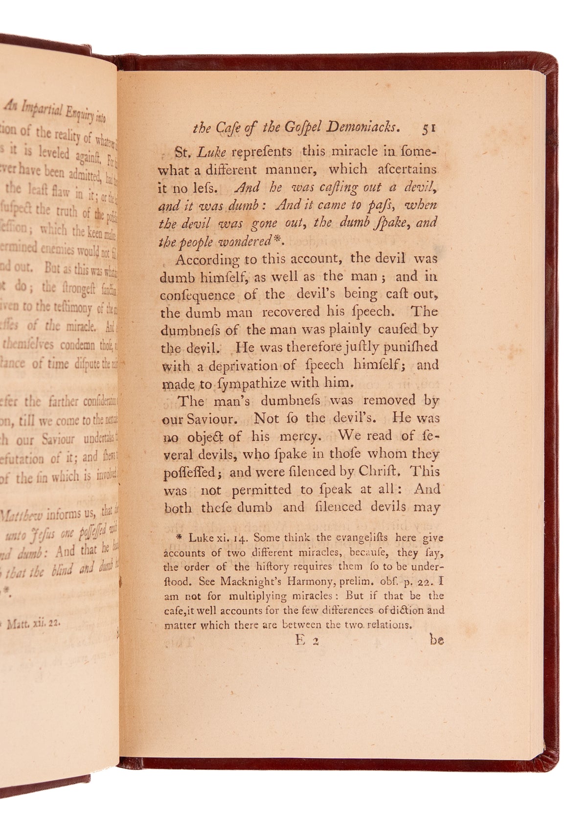 1777 DEMONS AND DEMONIACKS. Demons Real and Their Expulsion Demonstrates Christ's Reign.