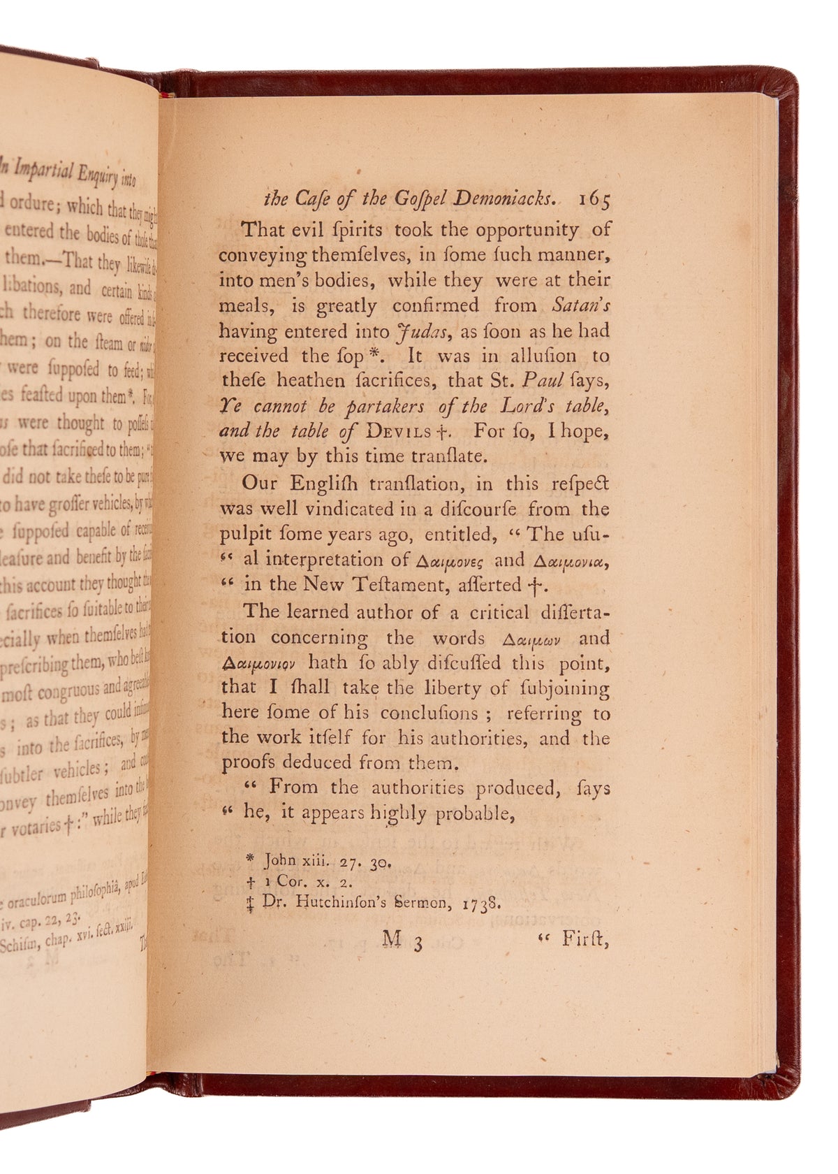 1777 DEMONS AND DEMONIACKS. Demons Real and Their Expulsion Demonstrates Christ's Reign.