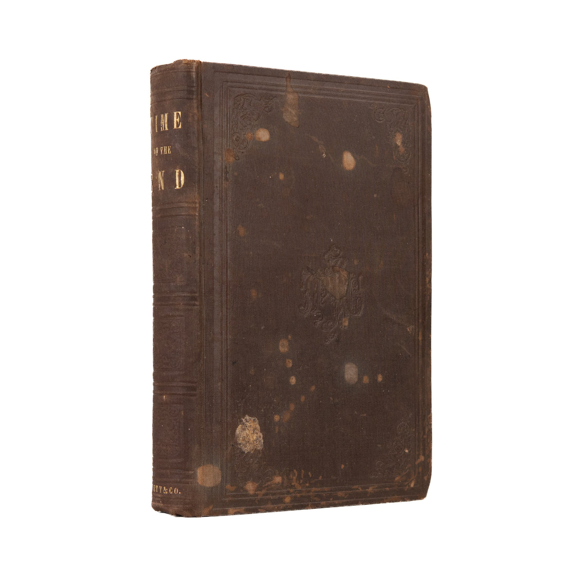1856 TIME OF THE END. Ambitious Adventist Eschatology with Elaborate Prophetic Chart &c.