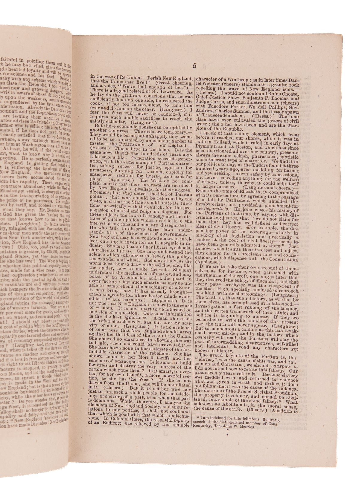 1863 EMANCIPATION PROCLAMATION. Democrat Rails Against Emancipation & Abraham Lincoln