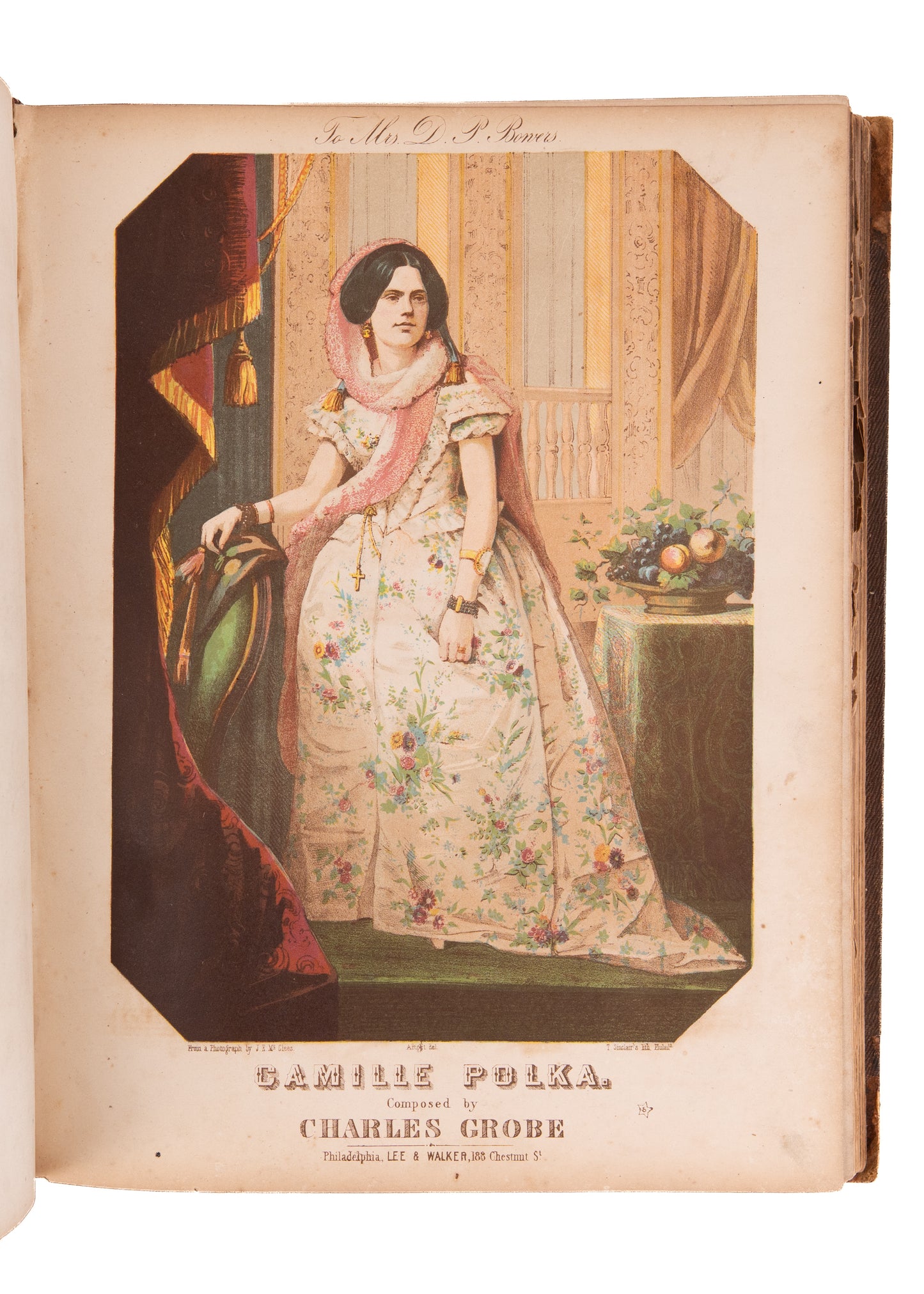 1844-1858 MUSIC SAMMELBAND. P. T. Barnum, Blackface Minstrels, and The Trans-Atlantic Telegraph.
