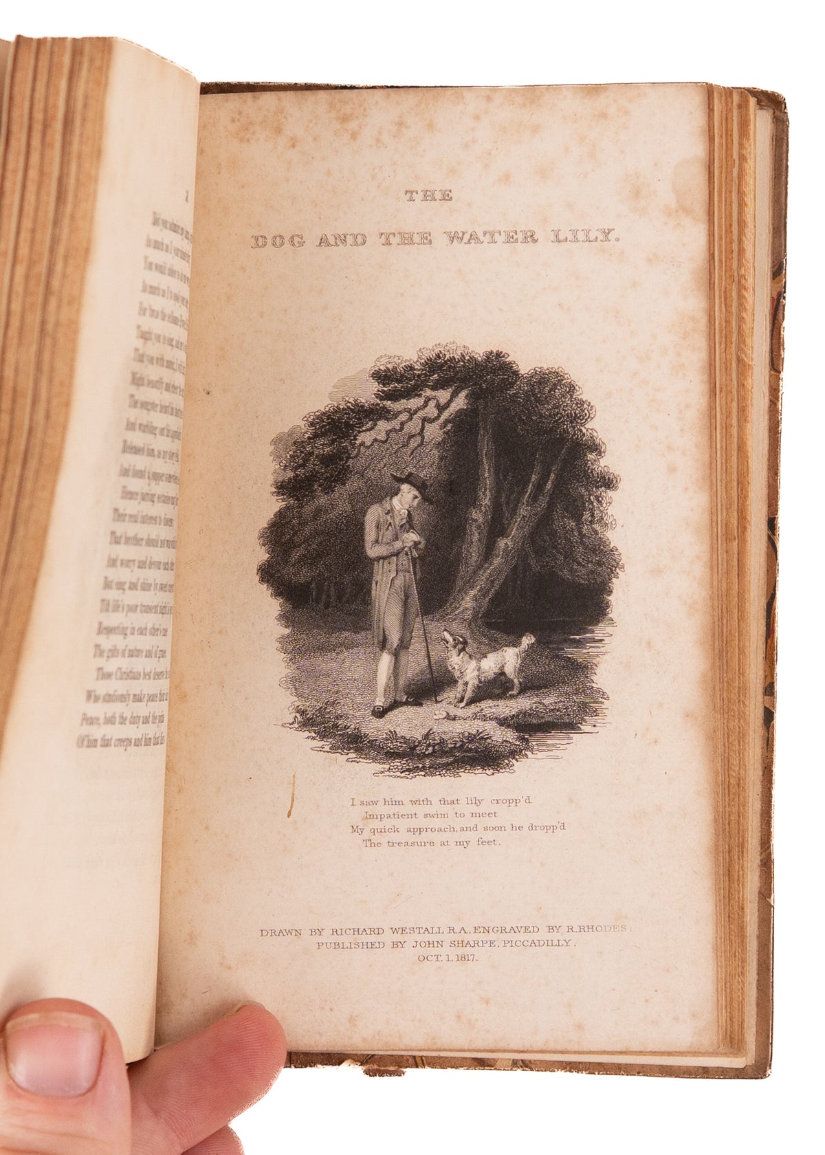 1817-1818 WILLIAM COWPER. Poems and Table Talk in Fine Leather Bindings. The Negro's Complaint.