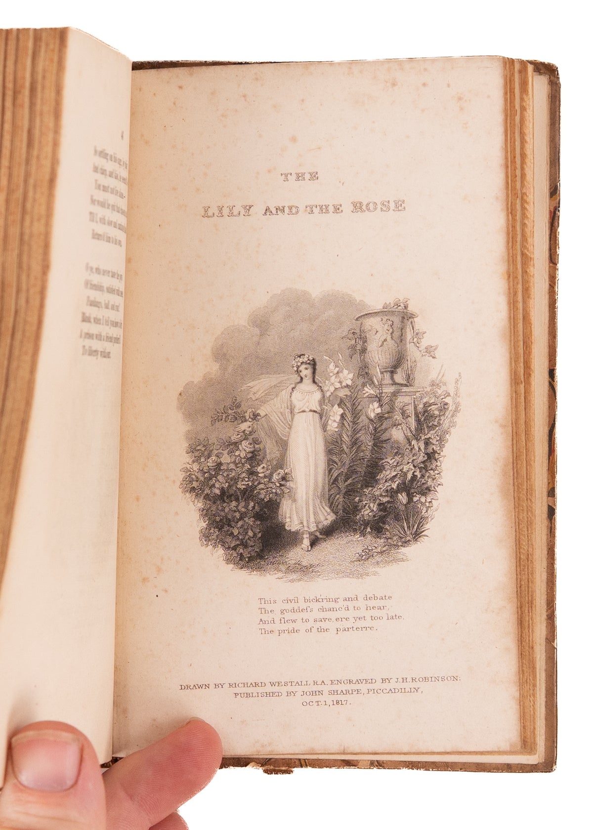 1817-1818 WILLIAM COWPER. Poems and Table Talk in Fine Leather Bindings. The Negro's Complaint.