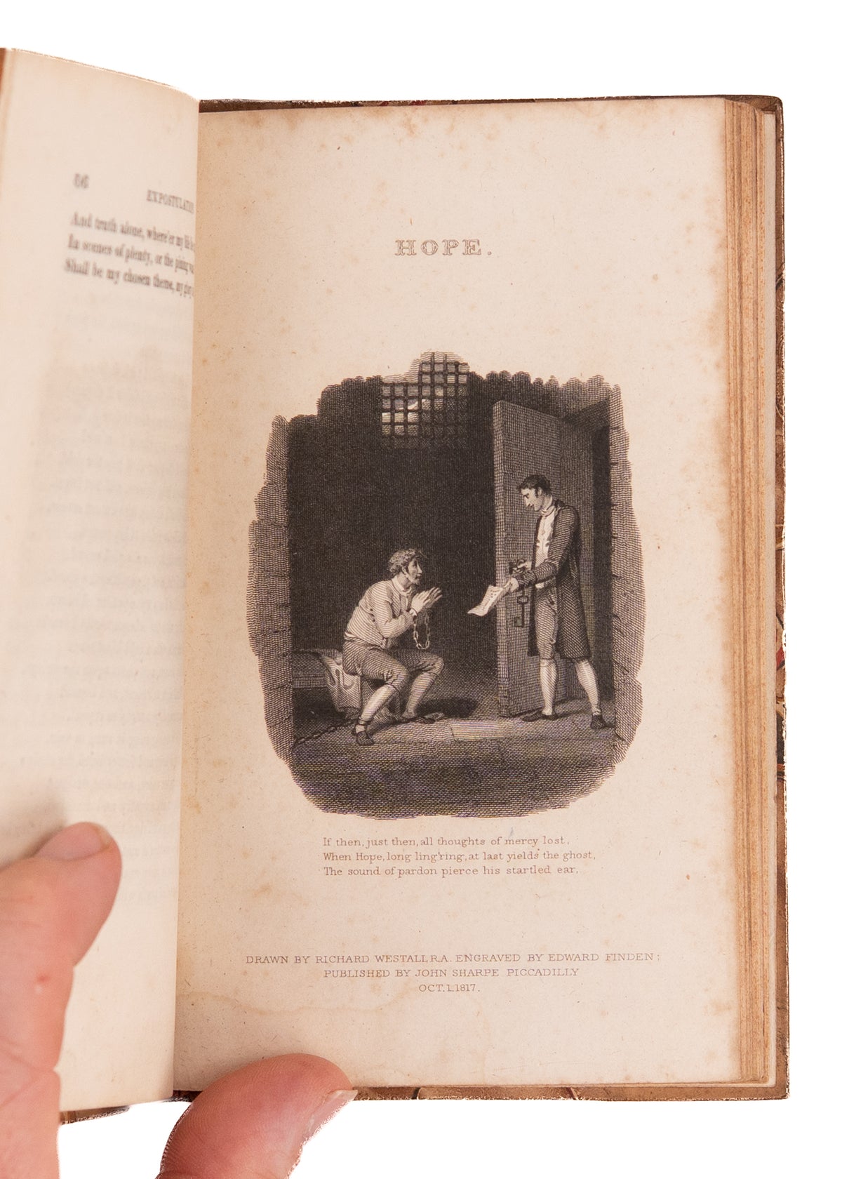 1817-1818 WILLIAM COWPER. Poems and Table Talk in Fine Leather Bindings. The Negro's Complaint.