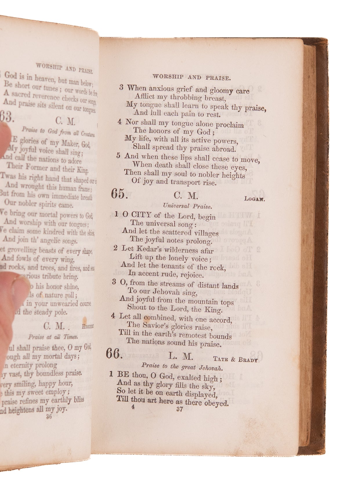 1853 FREEWILL BAPTIST. The Psalmody - An Anti-Slavery Hymnal Issued After Fugitive Slave Act.