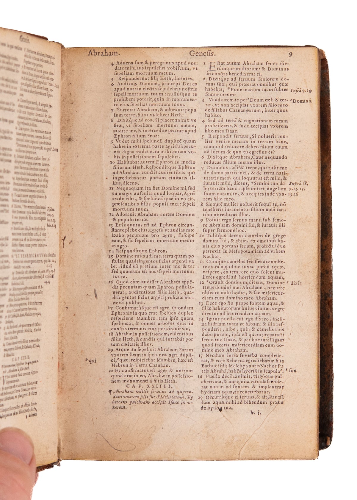 1583 BIBLIA SACRA. The Latin Bible of the Reformation Issued by John Calvin's Publisher.