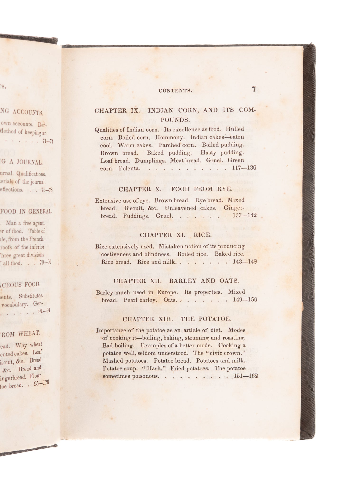 1838 WILLIAM A. ALCOTT. The Young House-Keeper. Thoughts on Food & Cookery.