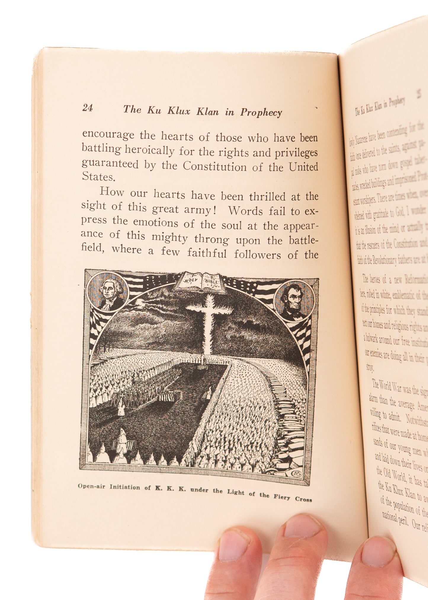 1925 ALMA WHITE. The Ku Klux Klan in Prophecy. The Klan God's Agents to Protect American Purity.