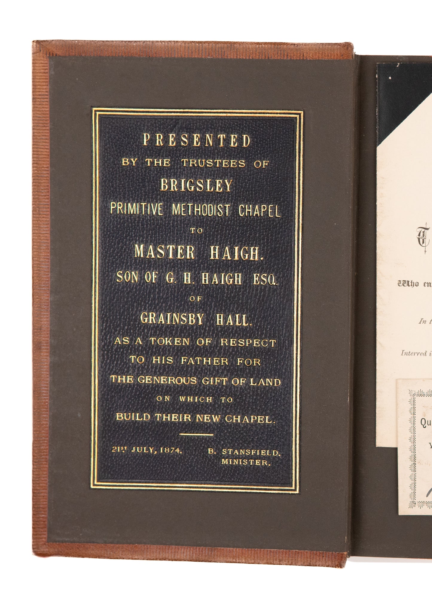 1864 JOHN PETTY. History of the Primitive Methodist Connexion. Superb Leather Presentation Example.