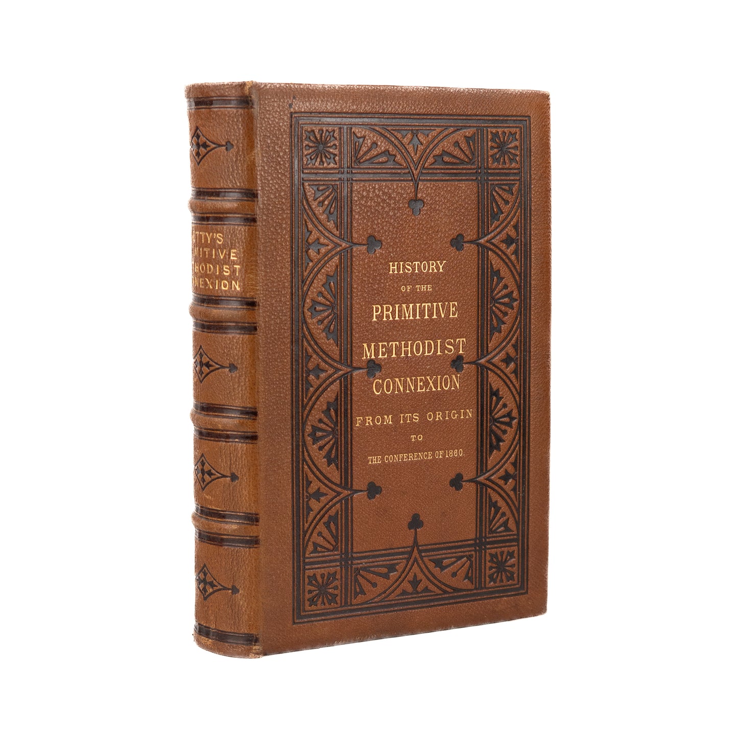 1864 JOHN PETTY. History of the Primitive Methodist Connexion. Superb Leather Presentation Example.