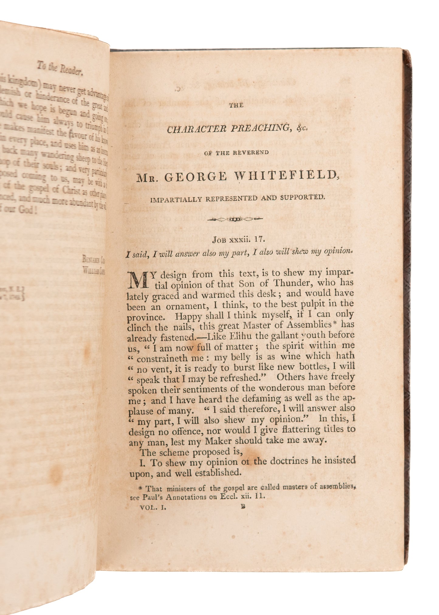 1812 GEORGE WHITEFIELD. Three Volume - Seventy-Five Sermons on Various Important Subjects.