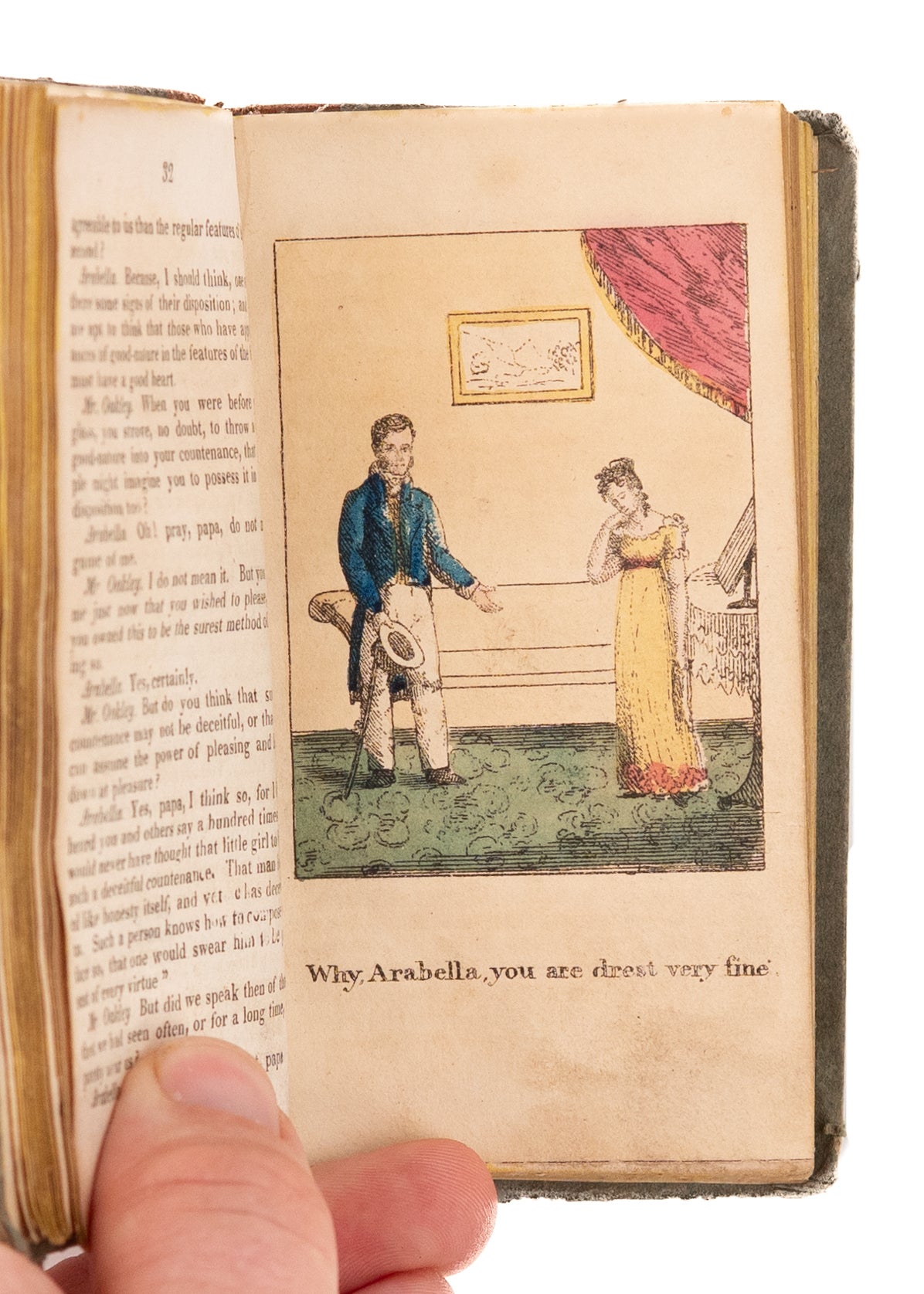 1825 HAND-COLORED ILLUSTRATIONS. The Children's Moral Companion. Excellent Example.