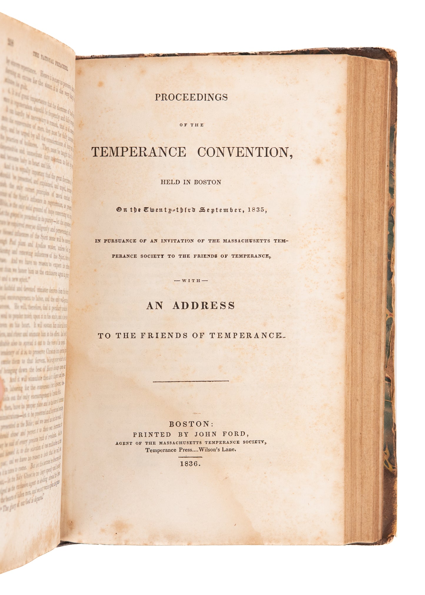 1832-1843 ANTI-SLAVERY SAMMEBLAND. 15 Separate Items on Slavery, Abolition, Temperance, &c.