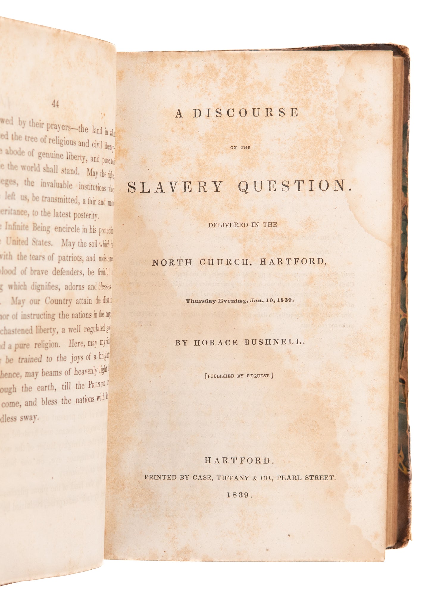 1832-1843 ANTI-SLAVERY SAMMEBLAND. 15 Separate Items on Slavery, Abolition, Temperance, &c.