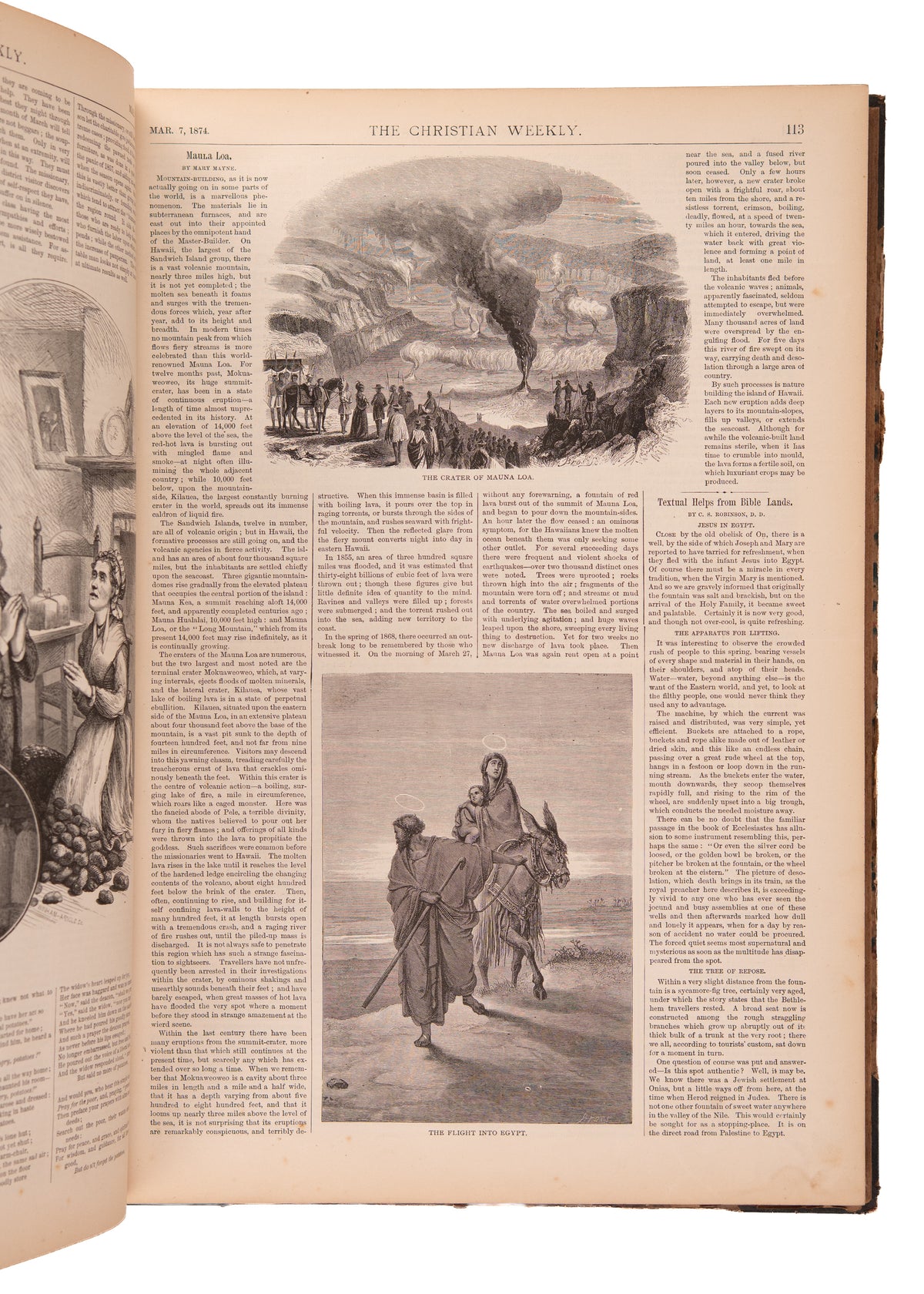 1874 ILLUSTRATED CHRISTIAN WEEKLY. Revival in Scotland, Mormonism, Freedmen, Women's Rights, &c