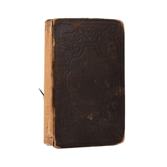 1864 CIVIL WAR. New Testament Carried 17 Year Old Ohio Infantryman Shot Jonesborough, Georgia.