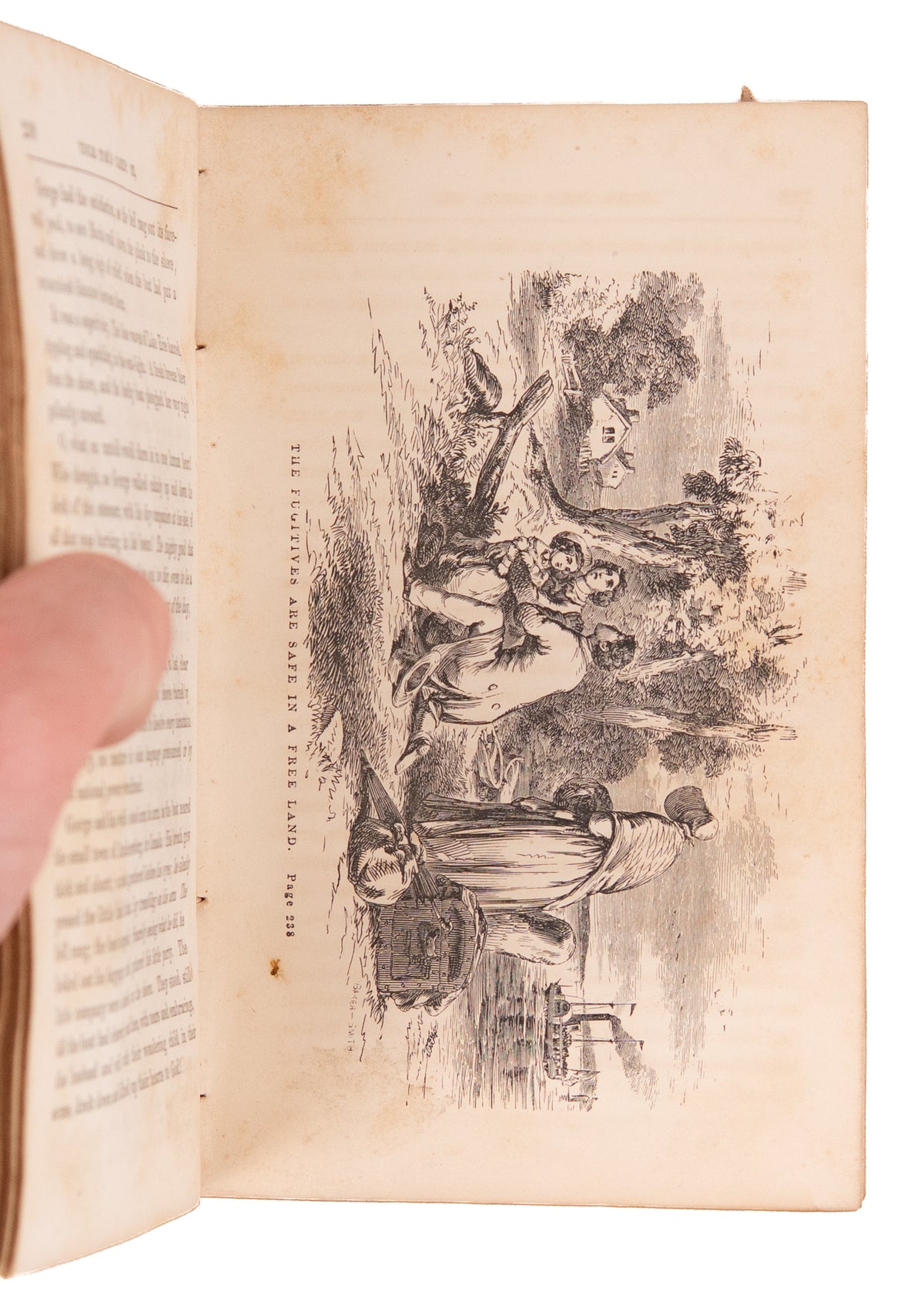 1852 HARRIET BEECHER STOWE. Uncle Tom's Cabin. Rare Early Impression in Wraps.